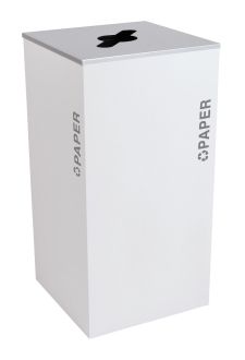 36 Gallon Modular Square Recycle Bin, Paper