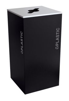 36 Gallon Modular Square Recycle Bin, Plastic