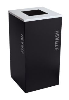 8 Gallon Modular Half Round Recycle Bin, Trash