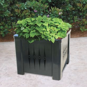 16 Inch Square Steel Planter