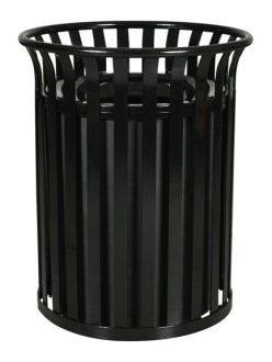 Streetscape 37 Gallon Outdoor Trash Receptacle