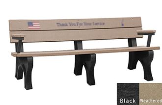 4 Foot Deluxe Park Bench