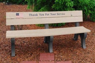 Veteran 6 Foot Backed Bench