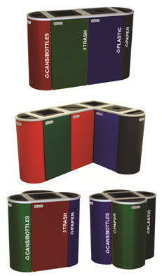 Modular Recycling Bins from OCCOUtdoors