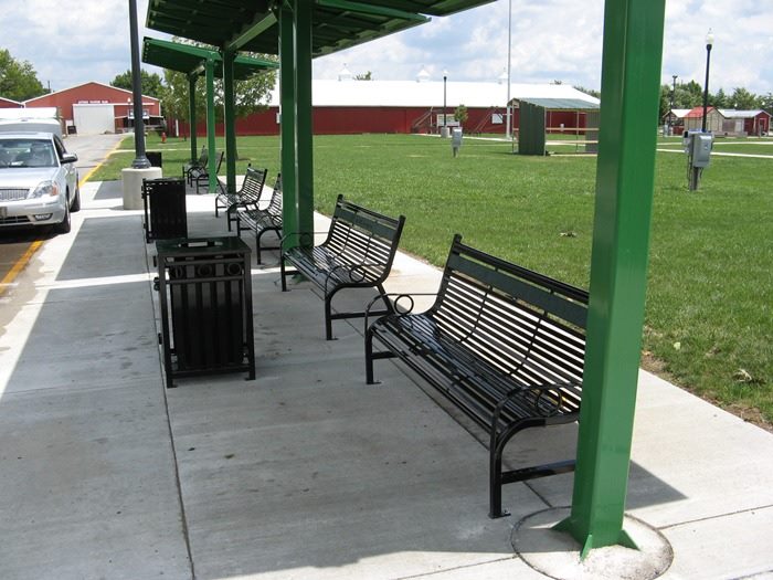 Our Park Benches at the Indiana State Fair